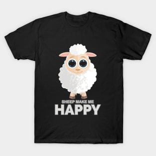 Sheep Make Me Happy T-Shirt